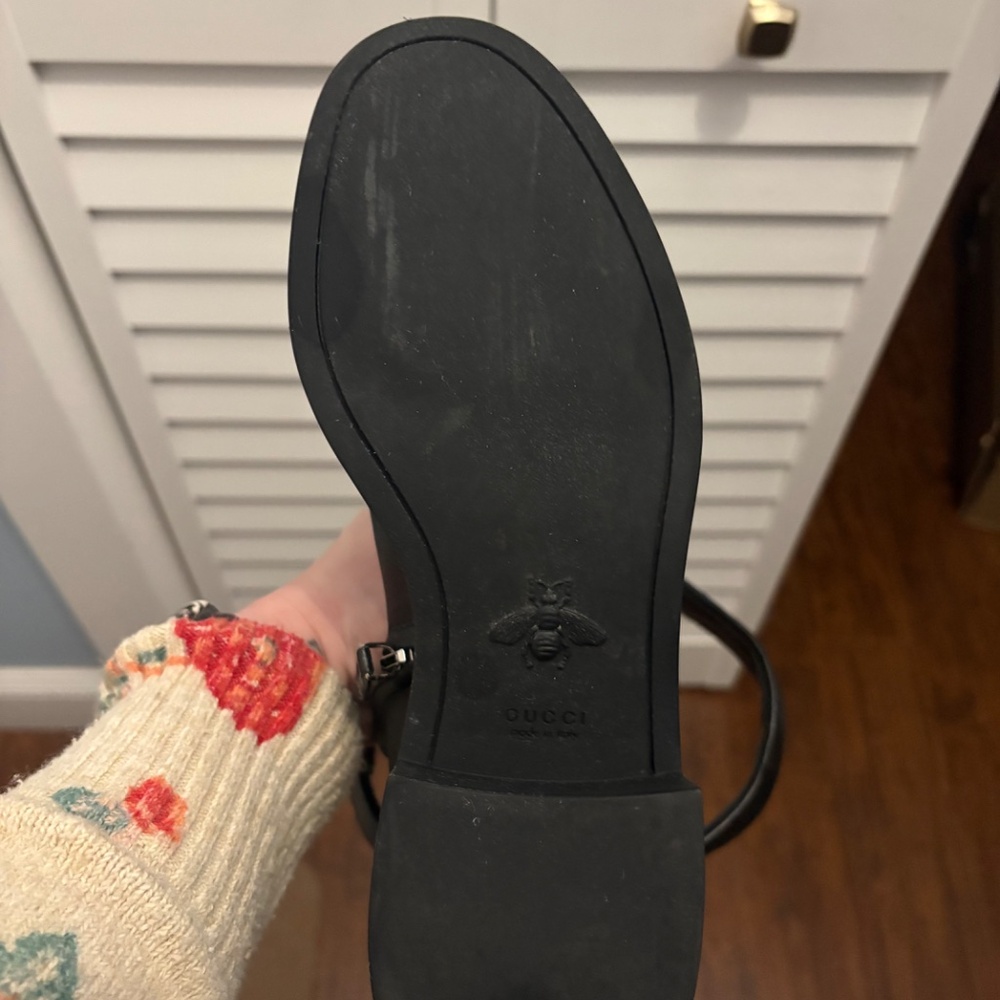 Gucci Black Flores Calf MF/Nappa Charlot Boots NWT - Picture 7 of 7